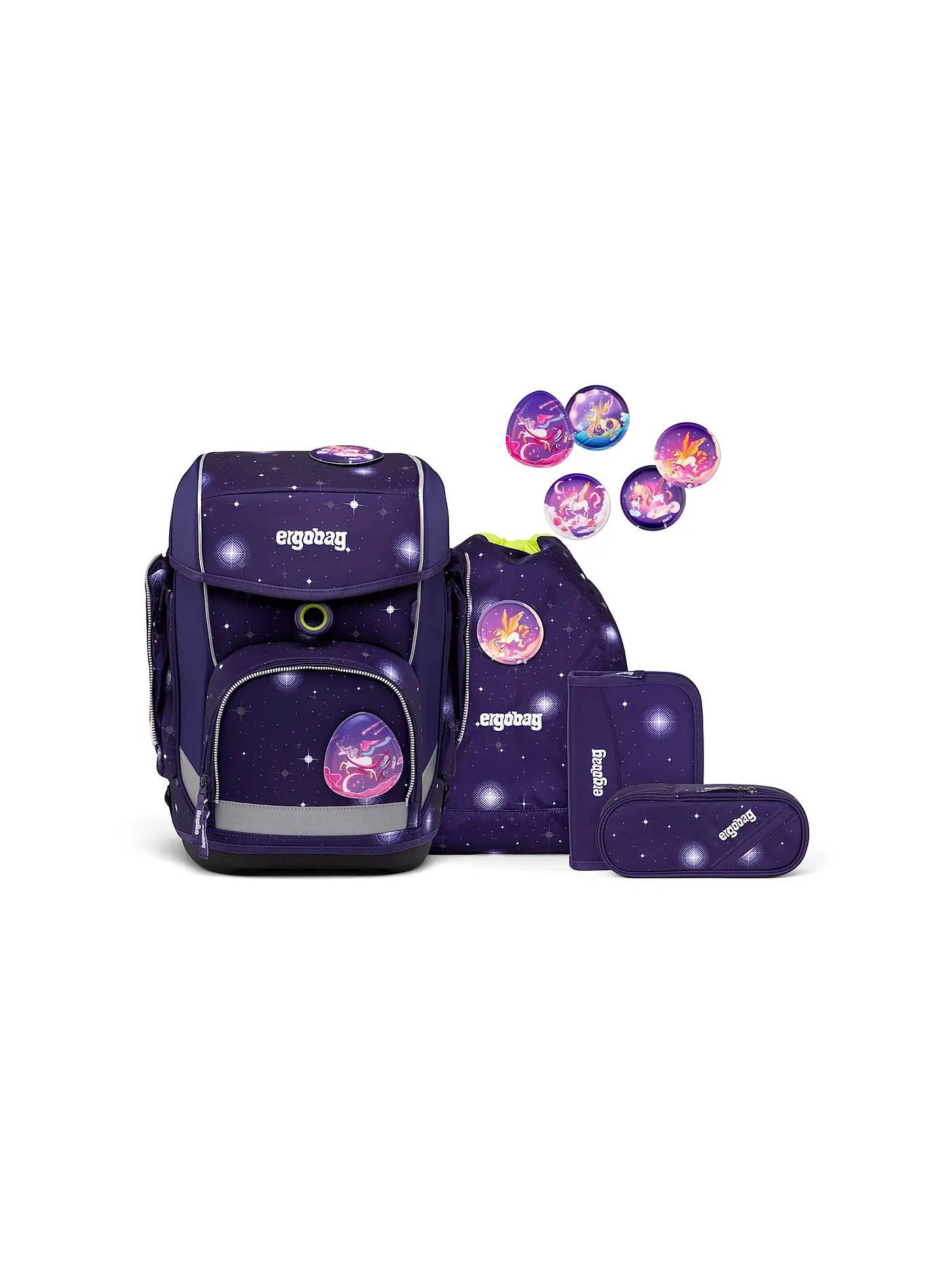 ERGOBAG | Schultaschen Set 5tlg Cubo Bärgasus | 